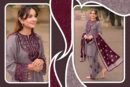Banarasi Dupatta Readymade Suit – Lilac Mauve