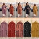 Chiffon Dupatta Pakistani Suit – Onyx Black