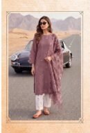 Chiffon Dupatta Pakistani Suit – Soft Lilac