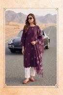Chiffon Dupatta Pakistani Suit – Royal Purple