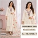 Premium Rayon 3Pc Set D.No-022 – Blush Floral