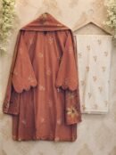 Embroidered Kurta Cord-Set – Cocoa Brown